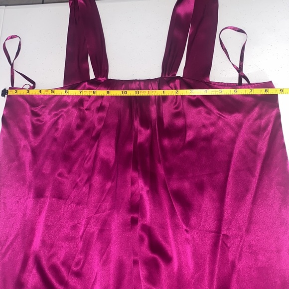 Banana Republic Women’s Purple Sleeveless 100% Silk Evening Dress Size XL NWT - Picture 7 of 9